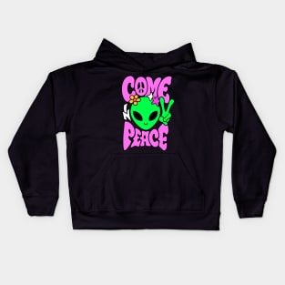 Come in Peace Kids Hoodie